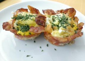 Recept: bacon-bakje met ei