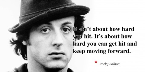 rocky met tekst